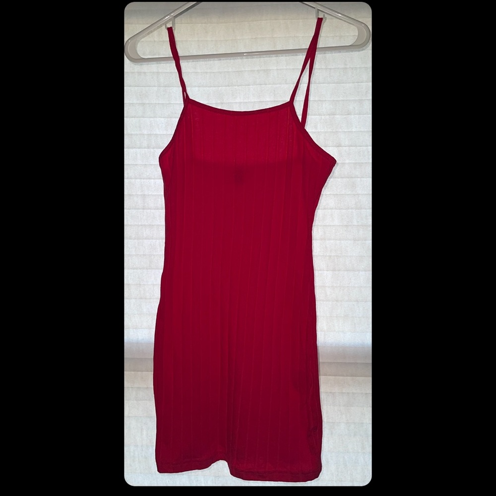 shein rib-knit solid bodycon dress